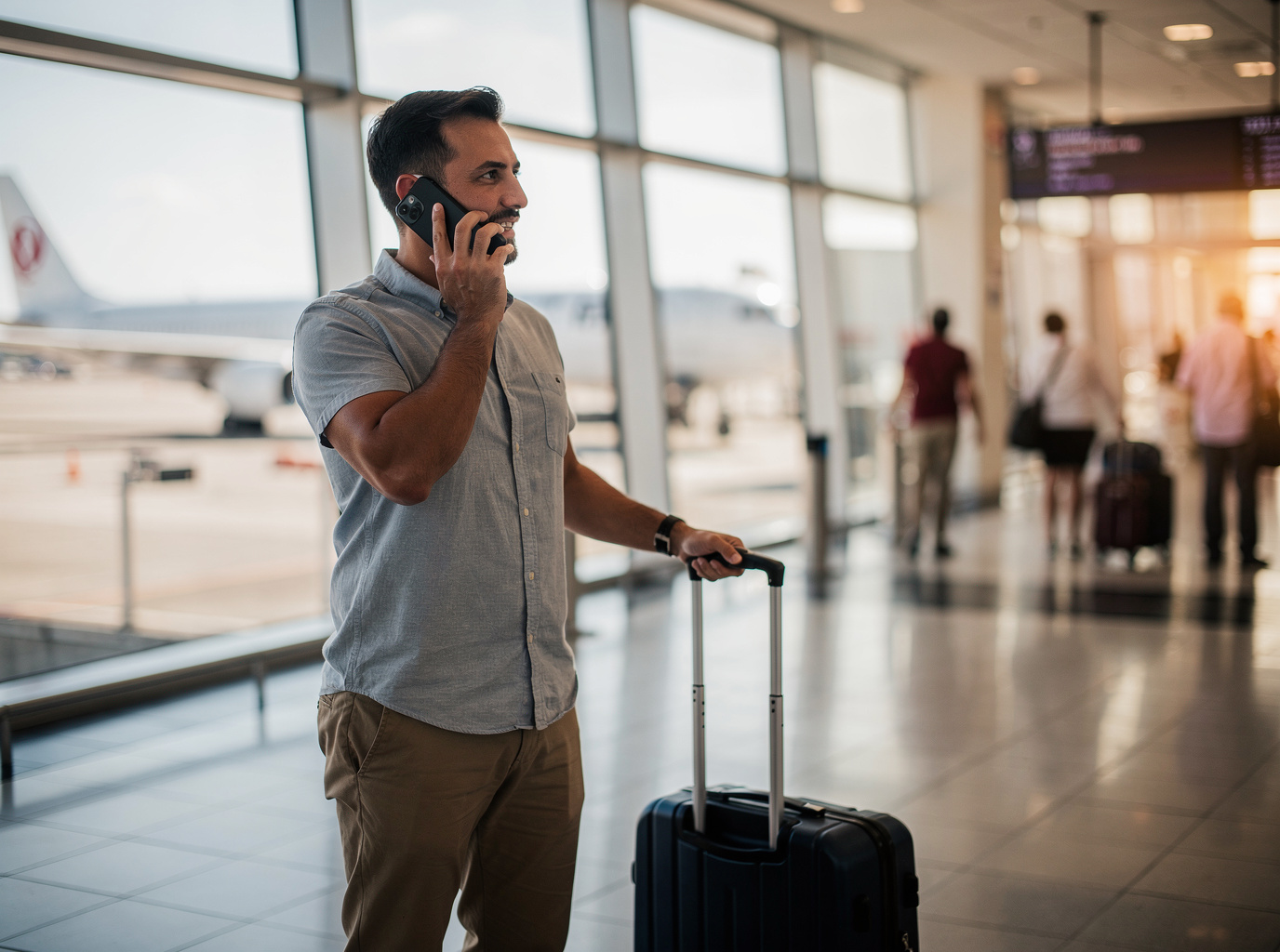 Calling a Live Agent for Same-Day Flight Changes