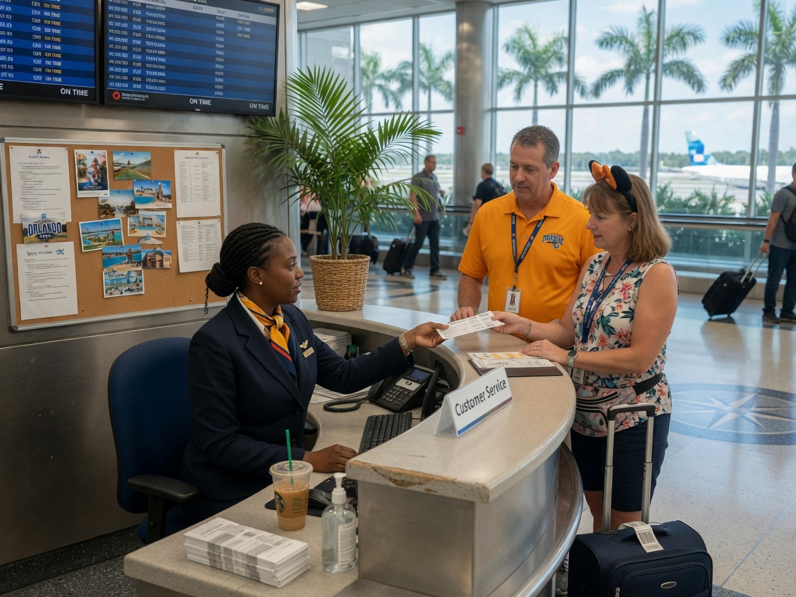 Airline Customer Service work by Rapid Flight Desk in Orlando, FL